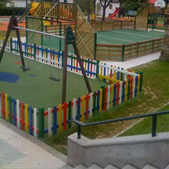 parque-infantil de mobiliario urbano tipo 10